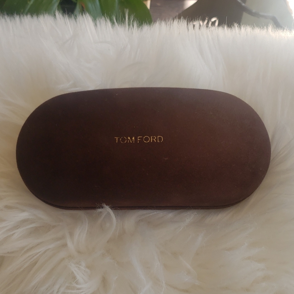 Tom Ford brown sunglass case